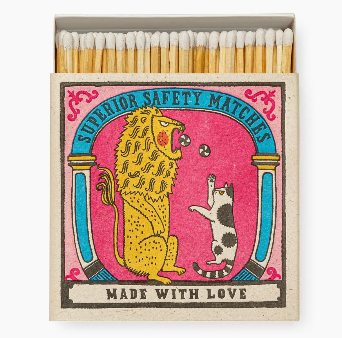 Big cat matchbox