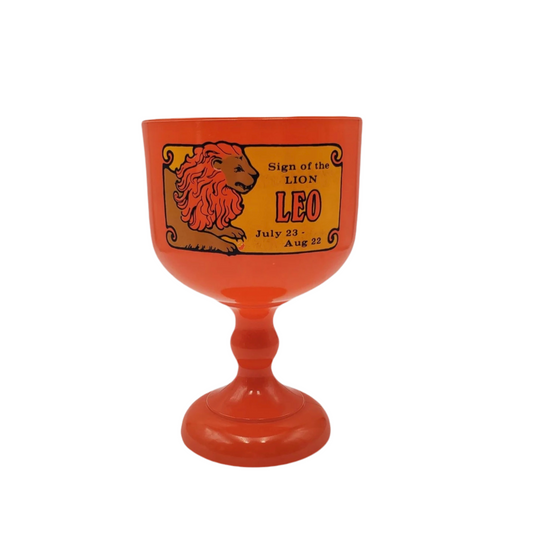 Vintage Leo Goblet